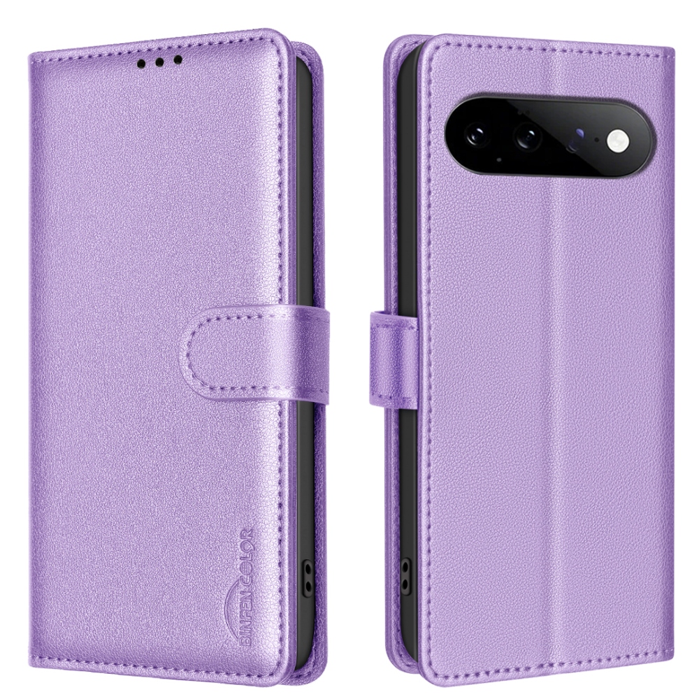BINFEN knížkové pouzdro na Google Pixel 11 Pro/11 - fialové