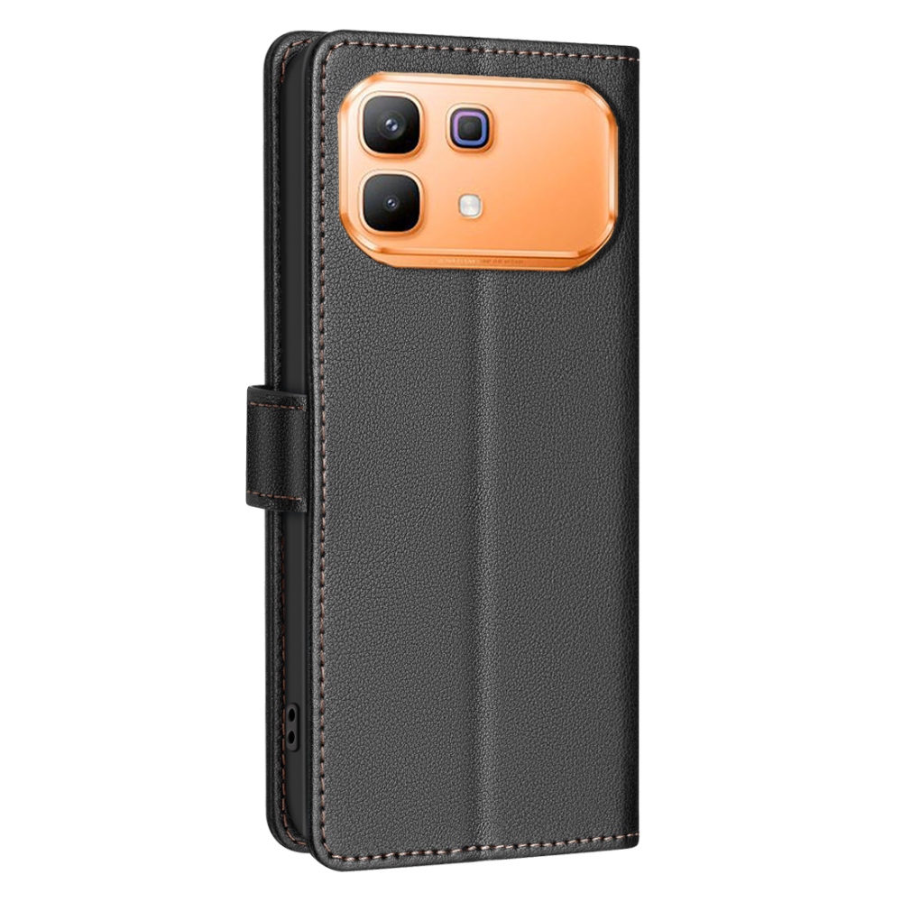 BINFEN knížkové pouzdro na Infinix Note 60 5G/Note 60 Pro 5G - černé
