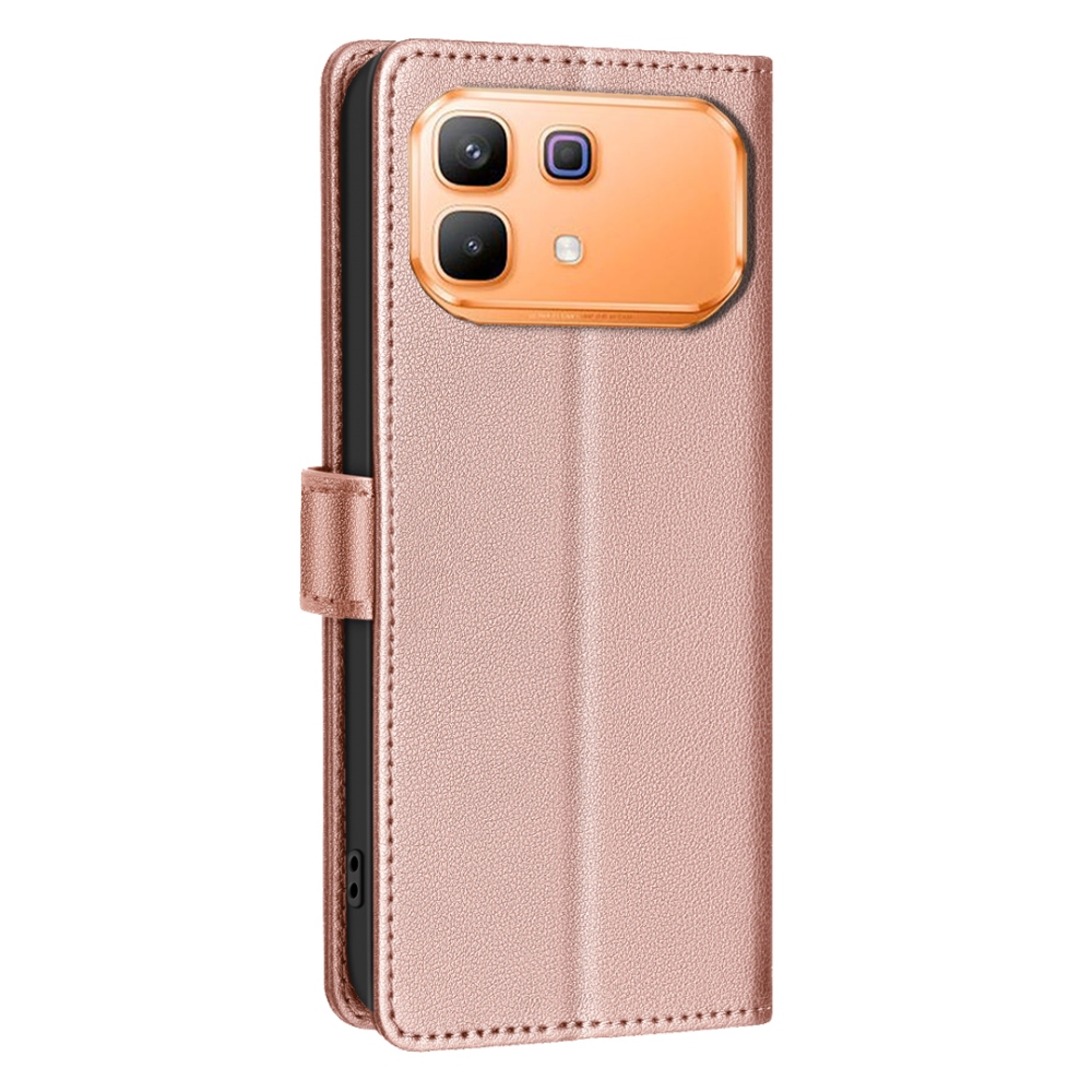 BINFEN knížkové pouzdro na Infinix Note 60 5G/Note 60 Pro 5G - růžovozlaté