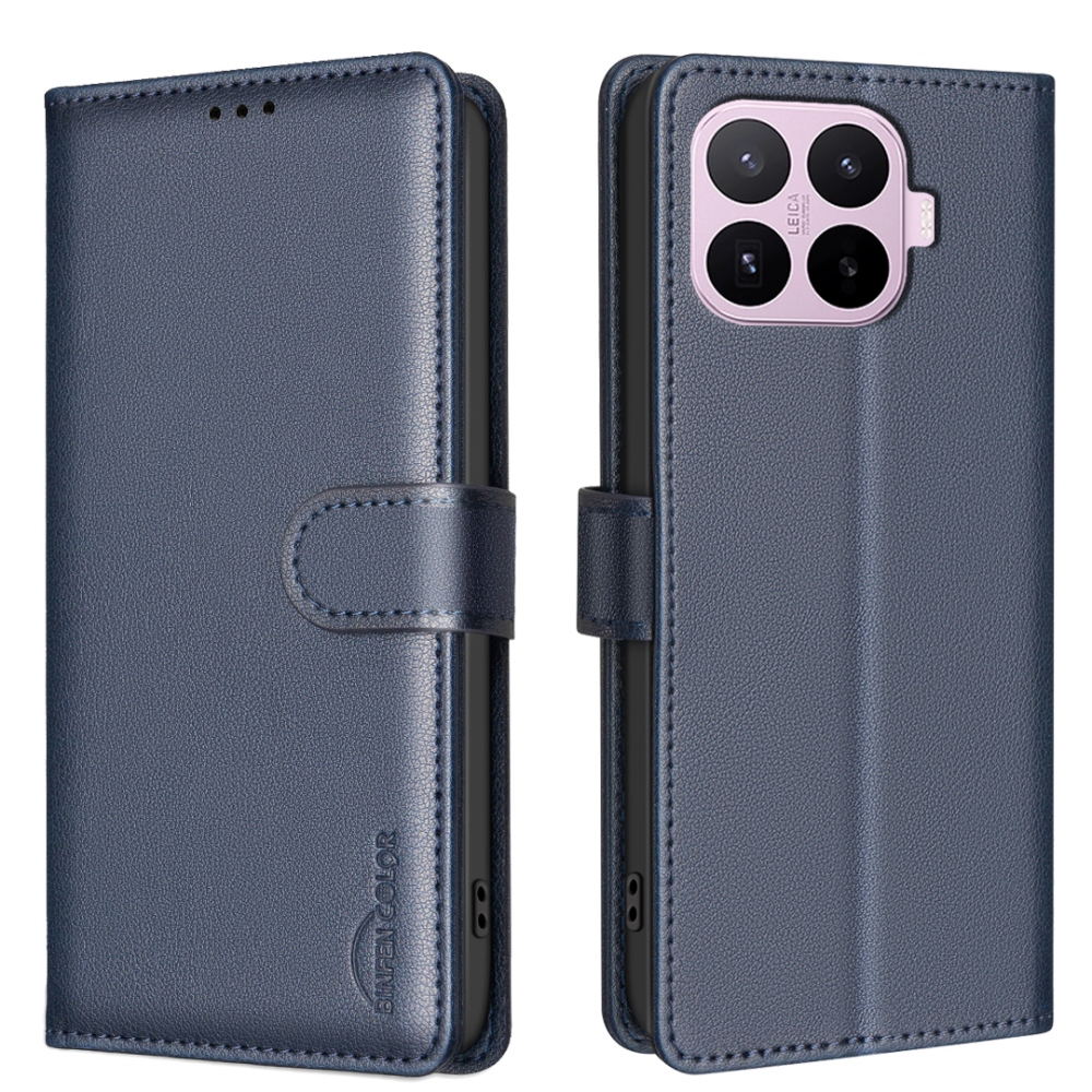 BINFEN knížkové pouzdro na Xiaomi 17T Pro - modré