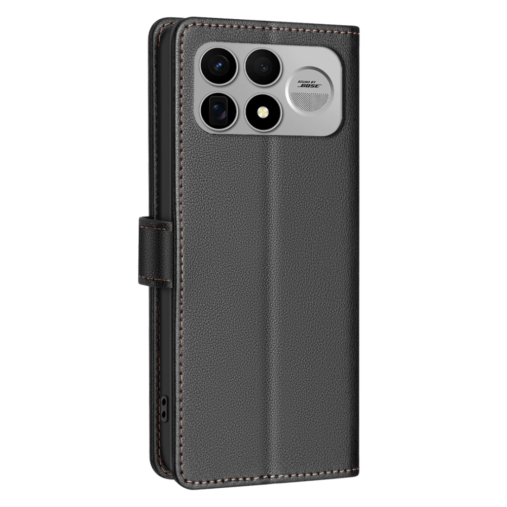 BINFEN knížkové pouzdro na Xiaomi Poco F9 Ultra/F8 Ultra 5G - černé