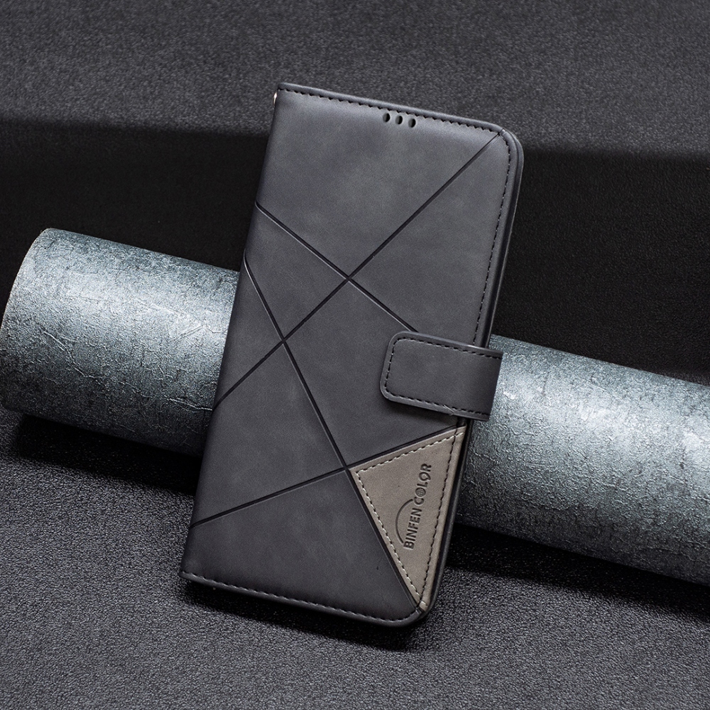 BINFEN knížkové pouzdro na Xiaomi Redmi 17 4G/5G - černé