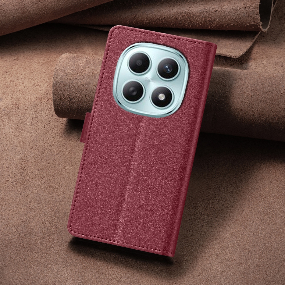 BINFEN knížkové pouzdro na Xiaomi Redmi Note 15 Pro 4G - červené