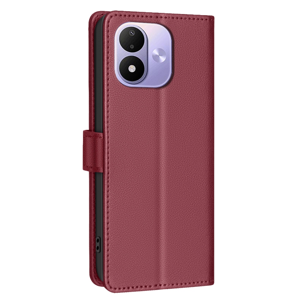 BINFEN knížkové pouzdro na Xiaomi Redmi Note 17 Pro 5G - červené