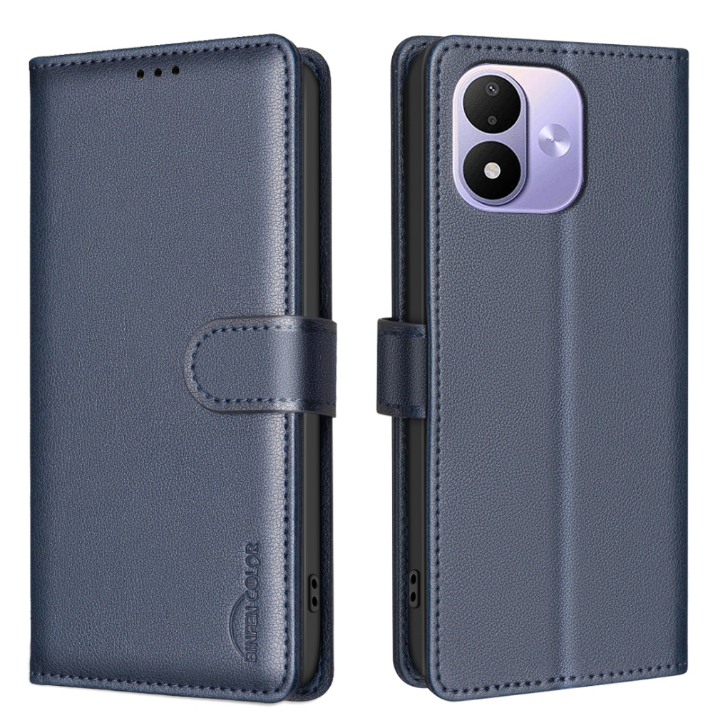 BINFEN knížkové pouzdro na Xiaomi Redmi Note 17 Pro 5G - modré