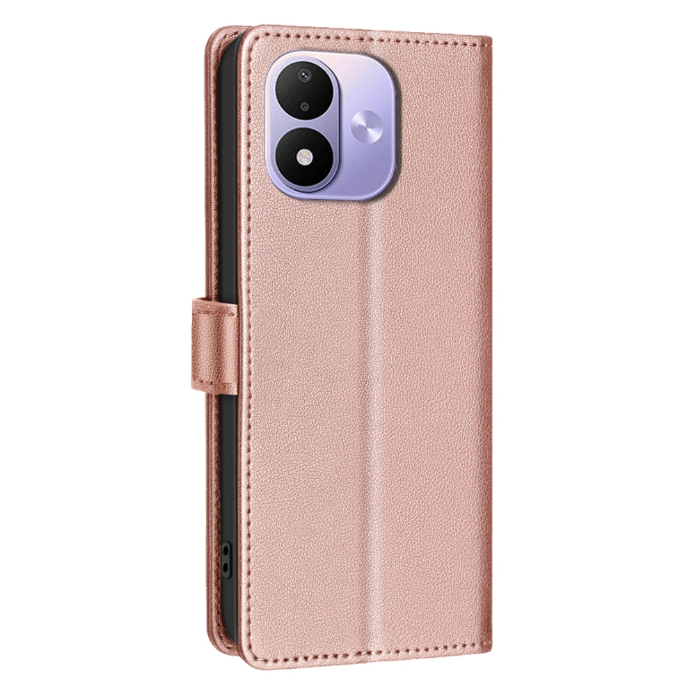 BINFEN knížkové pouzdro na Xiaomi Redmi Note 17 Pro 5G - růžovozlaté
