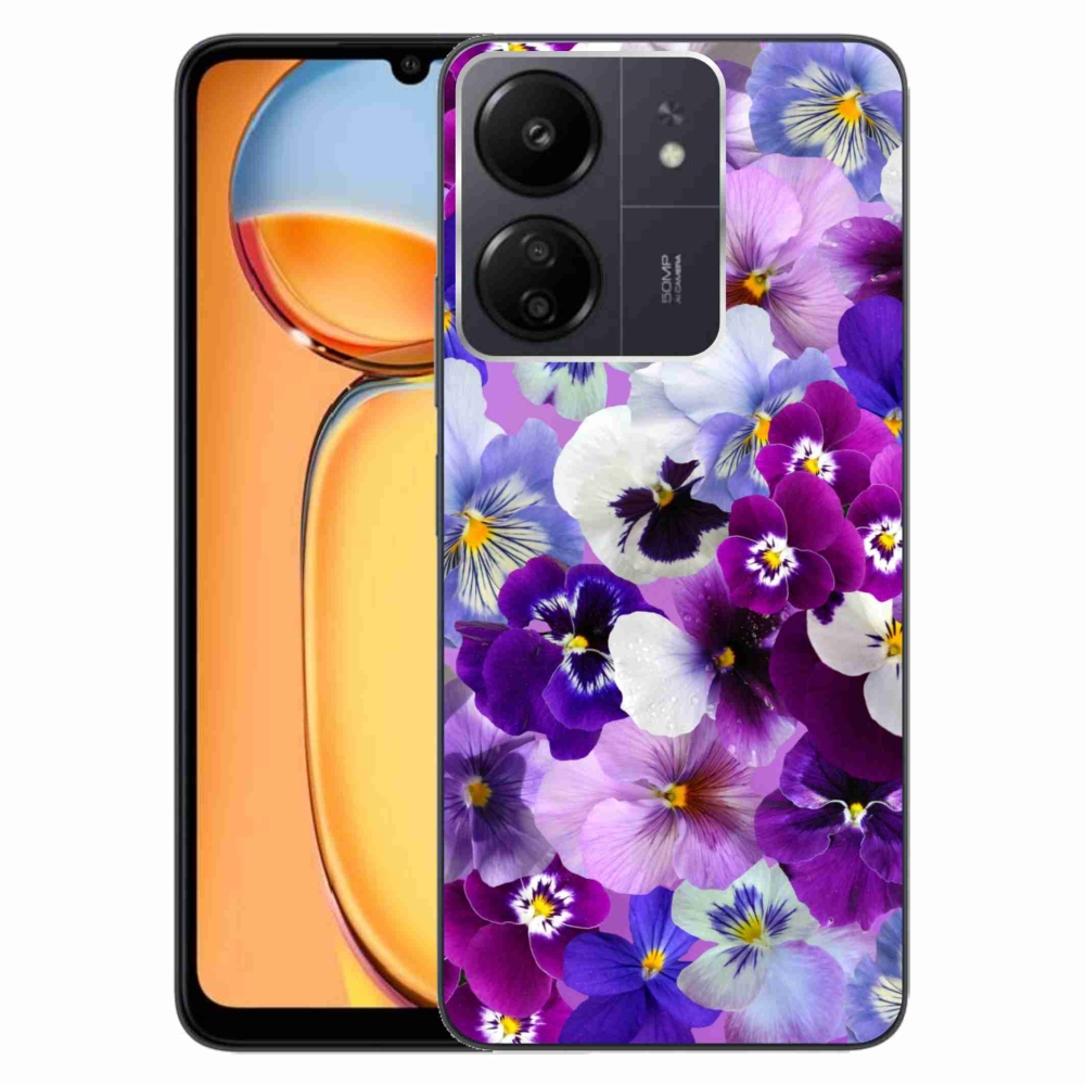 Gelový kryt mmCase na Xiaomi Poco C65/Redmi 13C - květiny 9