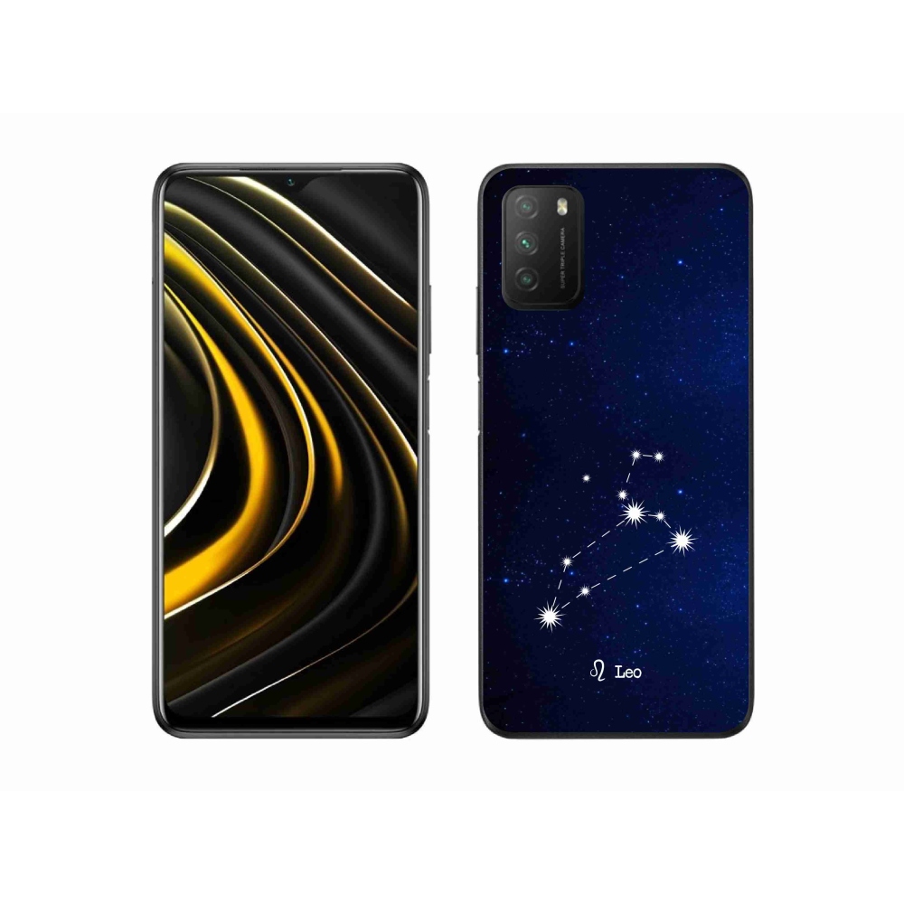 Gelový kryt mmCase na Xiaomi Poco M3 - souhvězdí Lva