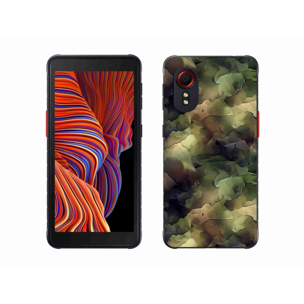 Gelový kryt mmCase na Samsung Galaxy Xcover 5 - maskáčový vzor 10