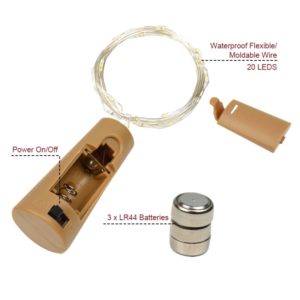 Moderní LED dekorace do domácnosti – bílá