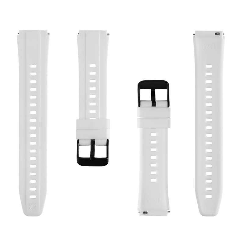 Tactical Quick Release Silikonový Řemínek 18mm White
