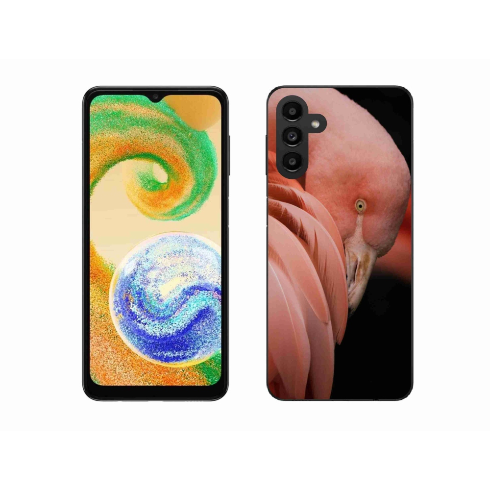 Gelový kryt mmCase na Samsung Galaxy A04s (164.7x76.7x9.1mm) - plameňák 3