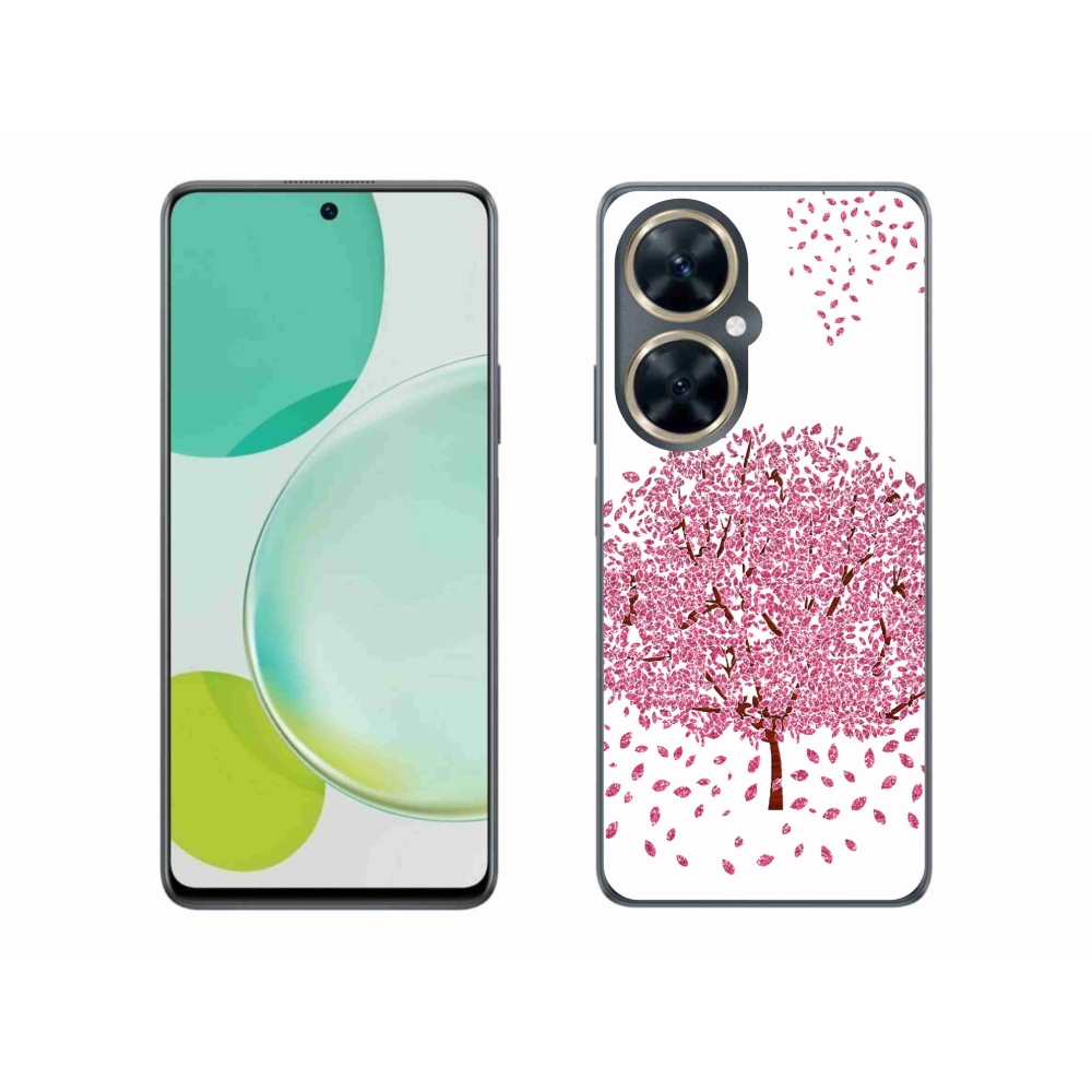 Gelový kryt mmCase na Huawei Nova 11i - kreslený strom s listy