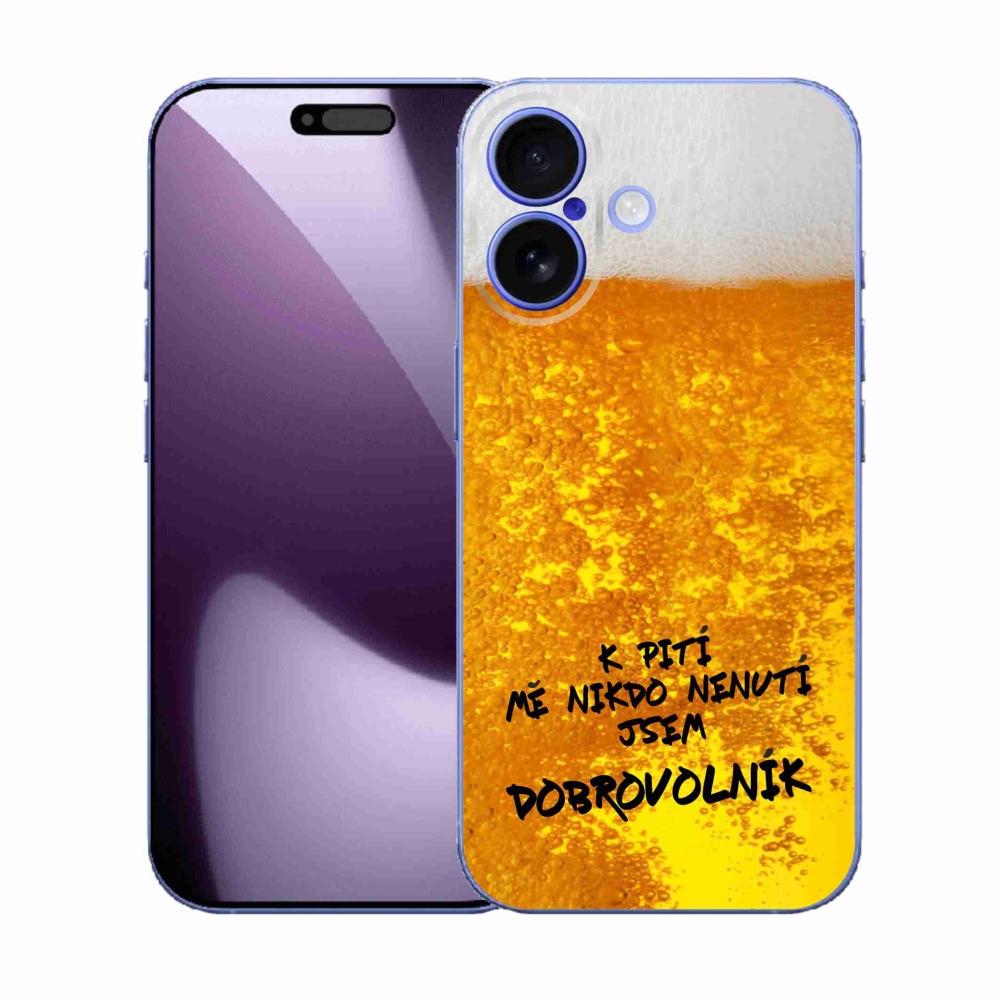 Gelový kryt mmCase na iPhone 17 - pivní motiv 4