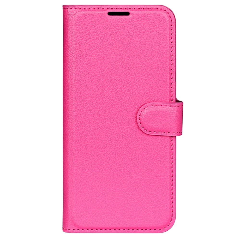 Litchi knížkové pouzdro na Honor 200 Lite 5G - rose