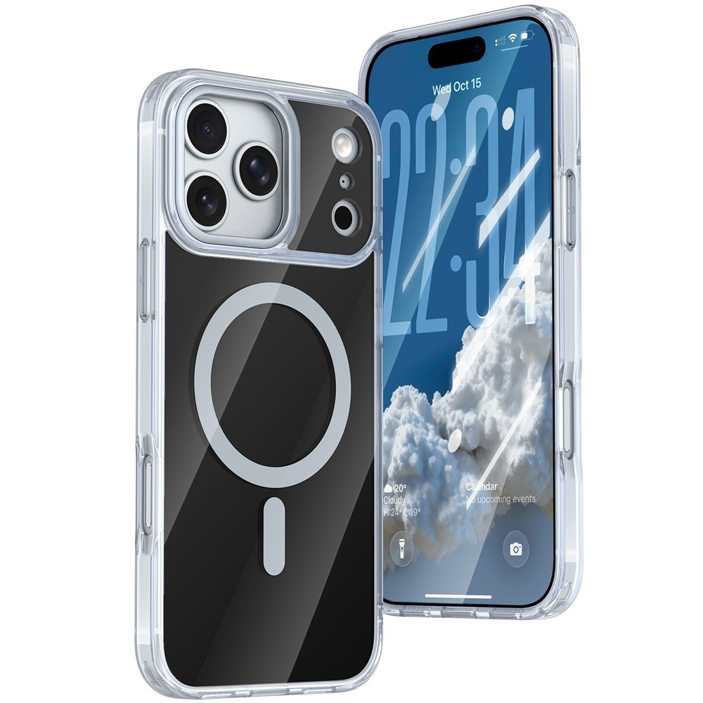 Bleeze gelový obal s pevnými zády a MagSafe na iPhone 18 Pro Max/17 Pro Max - černý