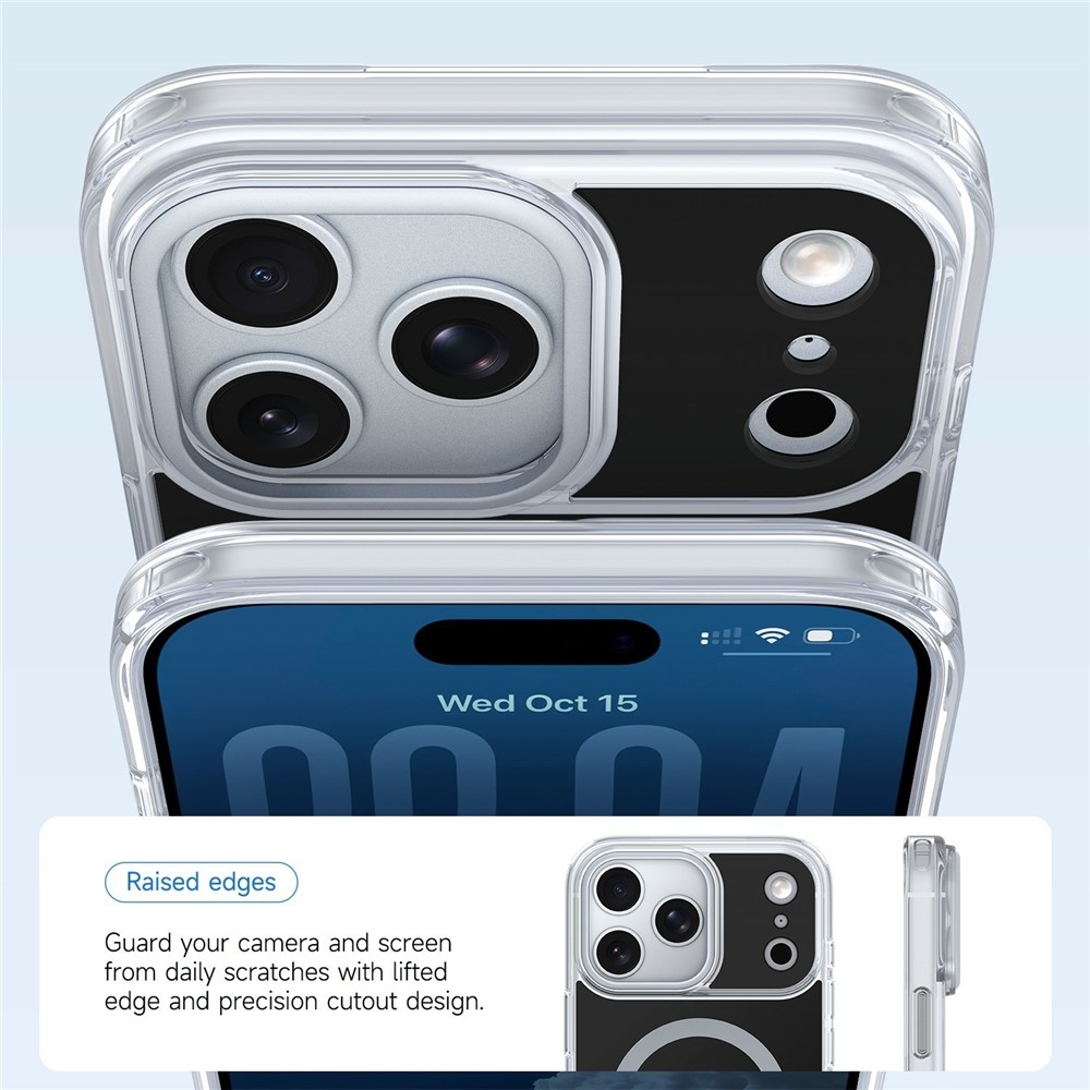 Bleeze gelový obal s pevnými zády a MagSafe na iPhone 18 Pro Max/17 Pro Max - černý