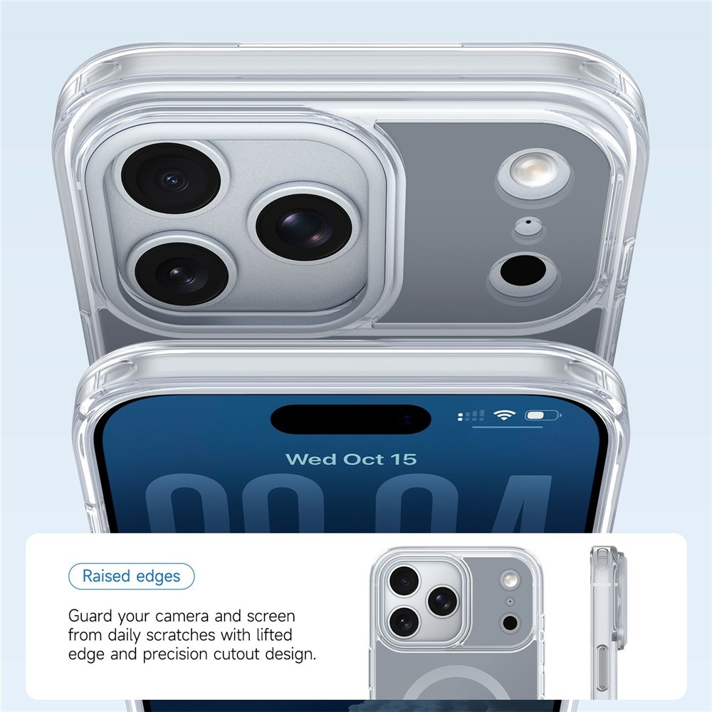 Bleeze gelový obal s pevnými zády a MagSafe na iPhone 18 Pro Max/17 Pro Max - šedý