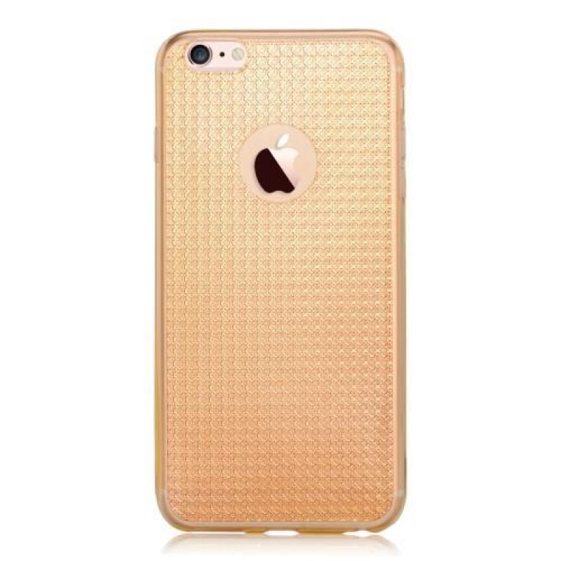 Bling gelový obal na iPhone 6s Plus a 6 Plus - zlatý
