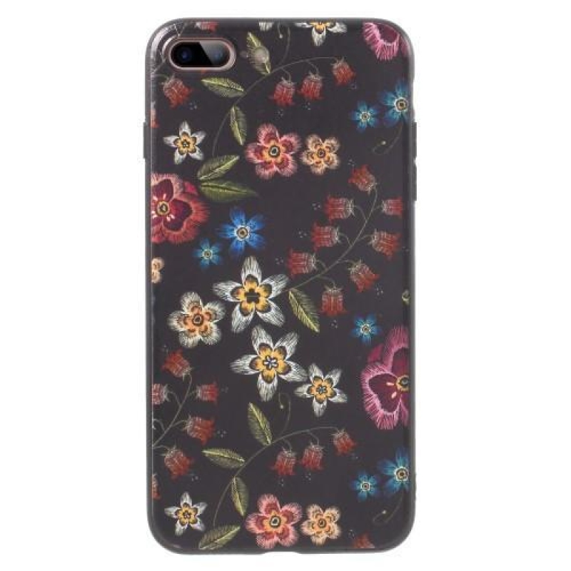 Bloom gelový obal na iPhone 7 Plus a iPhone 8 Plus - květinová variace