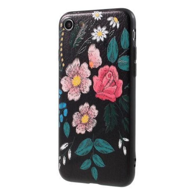 Bloom gelový obal na iPhone 8 a iPhone 7 - květiny