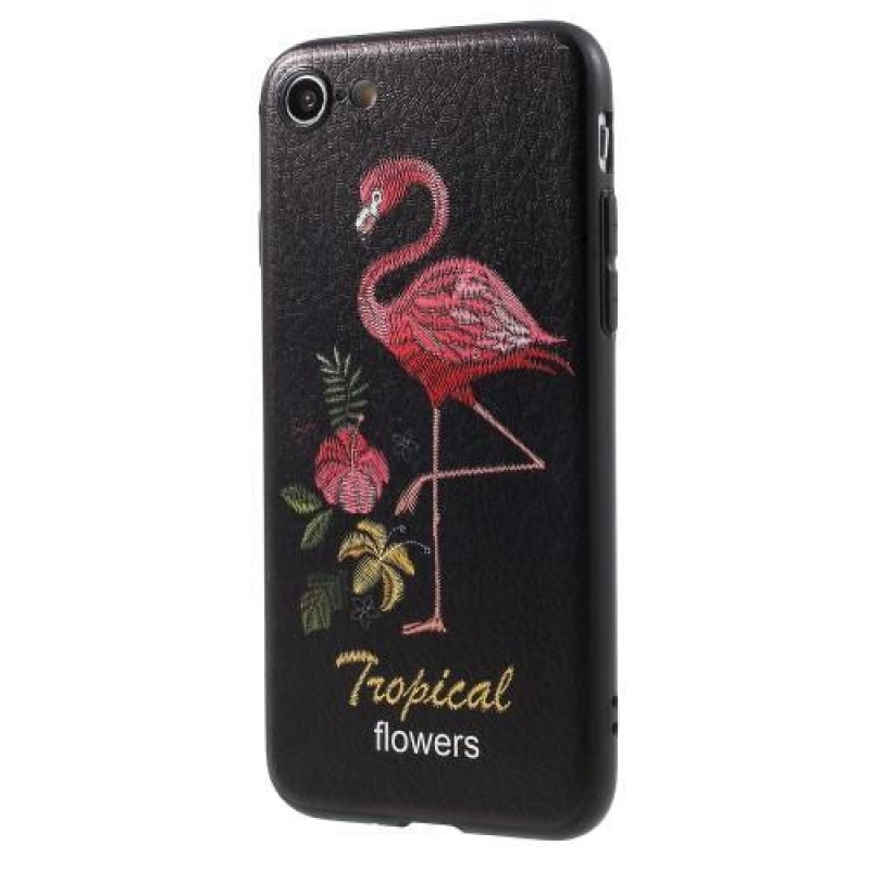 Bloom gelový obal na iPhone 8 a iPhone 7 - plameňák