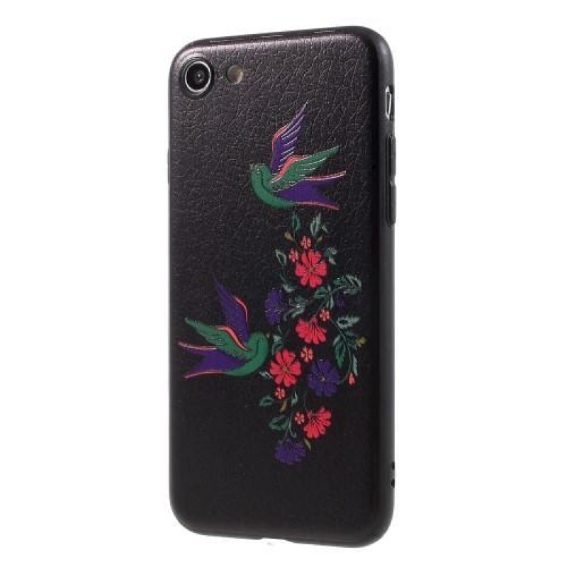 Bloom gelový obal na iPhone 8 a iPhone 7 - ptáčci