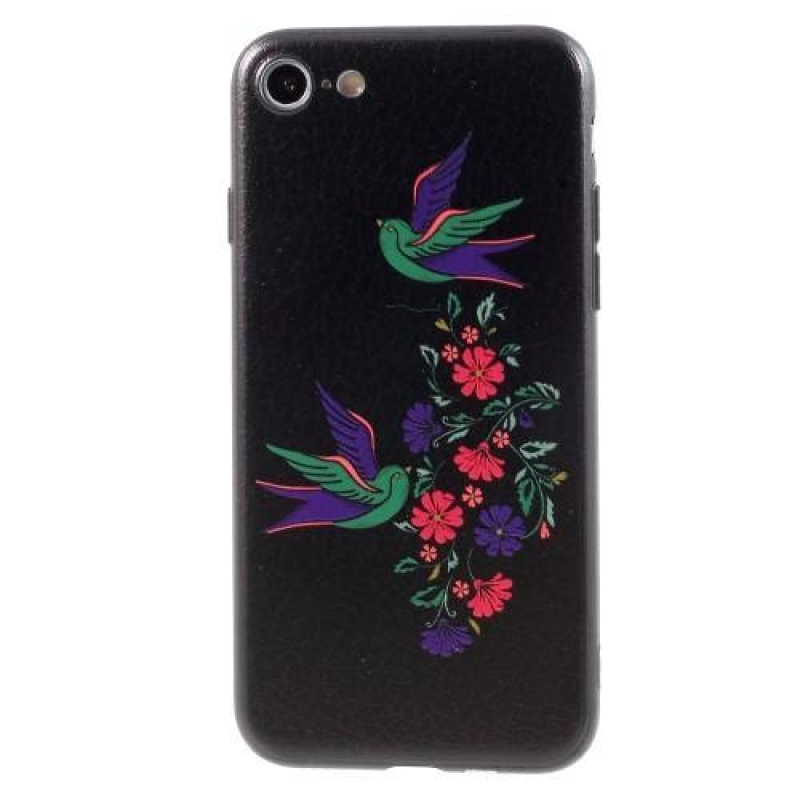 Bloom gelový obal na iPhone 8 a iPhone 7 - ptáčci