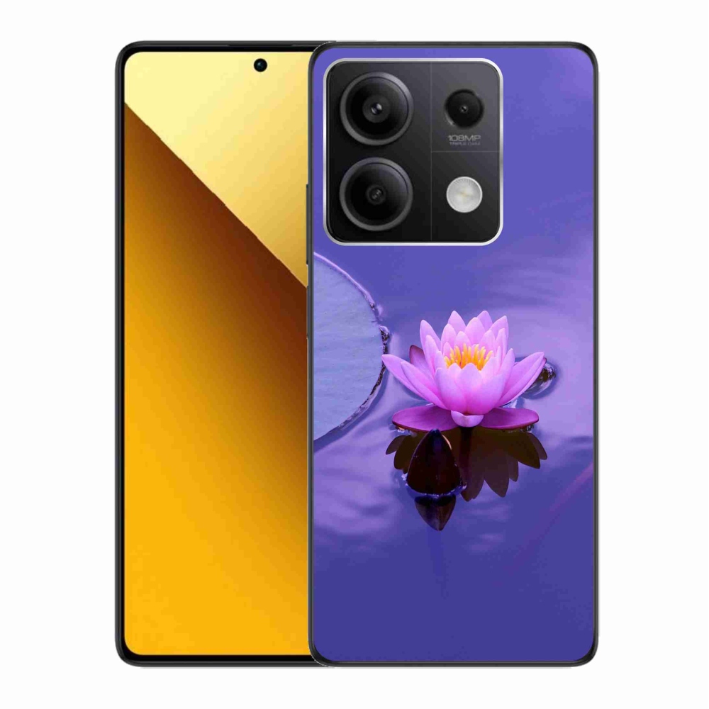 Gelový obal mmCase na Xiaomi Redmi Note 13 5G - květ na hladině