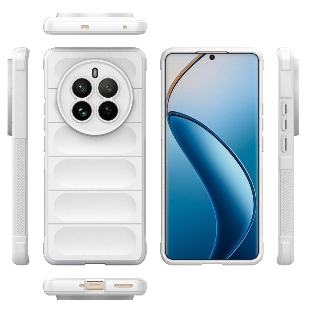 Rugg odolný gelový obal na Realme 12 Pro 5G/12 Pro+ 5G - bílý