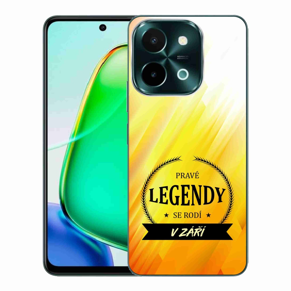 Gelový kryt mmCase na Vivo Y28 - legendy v září žluté pozadí