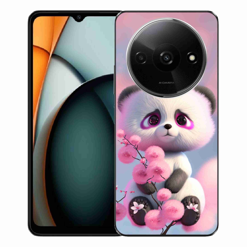 Gelový kryt mmCase na Xiaomi Redmi A3 - roztomilá panda 1