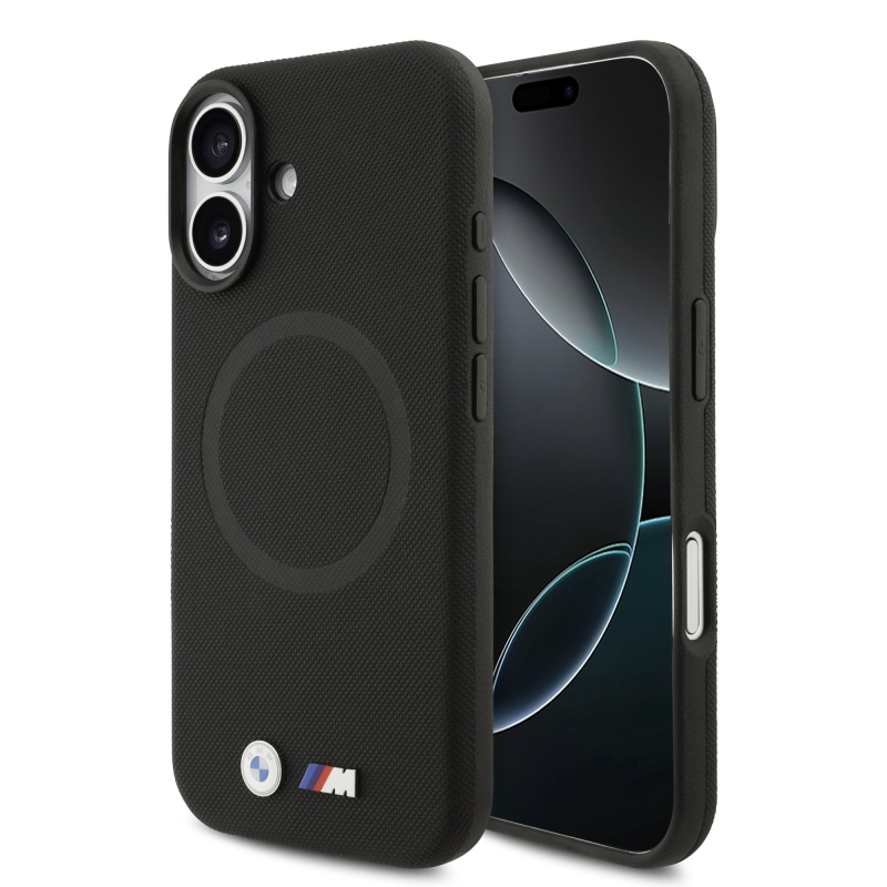 BMW M FW Metal Logo Zadní Kryt pro iPhone 17 Black