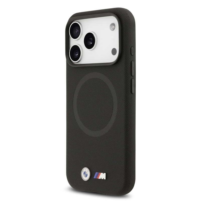 BMW M FW Metal Logo Zadní Kryt pro iPhone 17 Pro Max Black