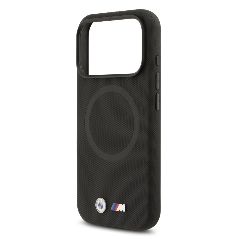 BMW M FW Metal Logo Zadní Kryt pro iPhone 17 Pro Max Black