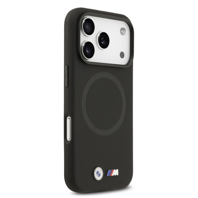 BMW M FW Metal Logo Zadní Kryt pro iPhone 17 Pro Max Black