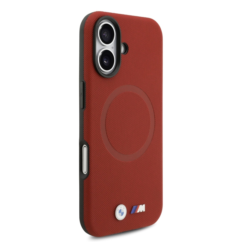 BMW M FW Metal Logo Zadní Kryt pro iPhone 17 Red