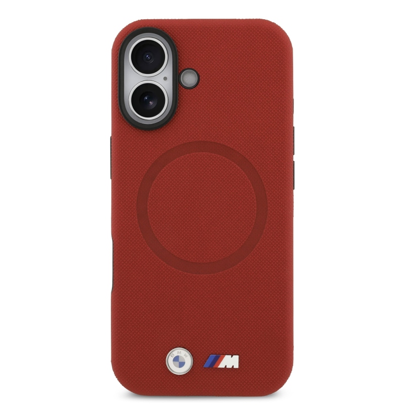 BMW M FW Metal Logo Zadní Kryt pro iPhone 17 Red