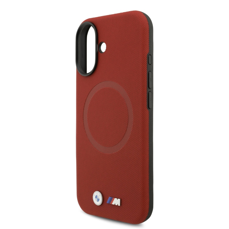 BMW M FW Metal Logo Zadní Kryt pro iPhone 17 Red