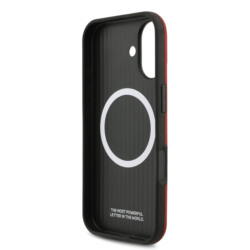 BMW M FW Metal Logo Zadní Kryt pro iPhone 17 Red