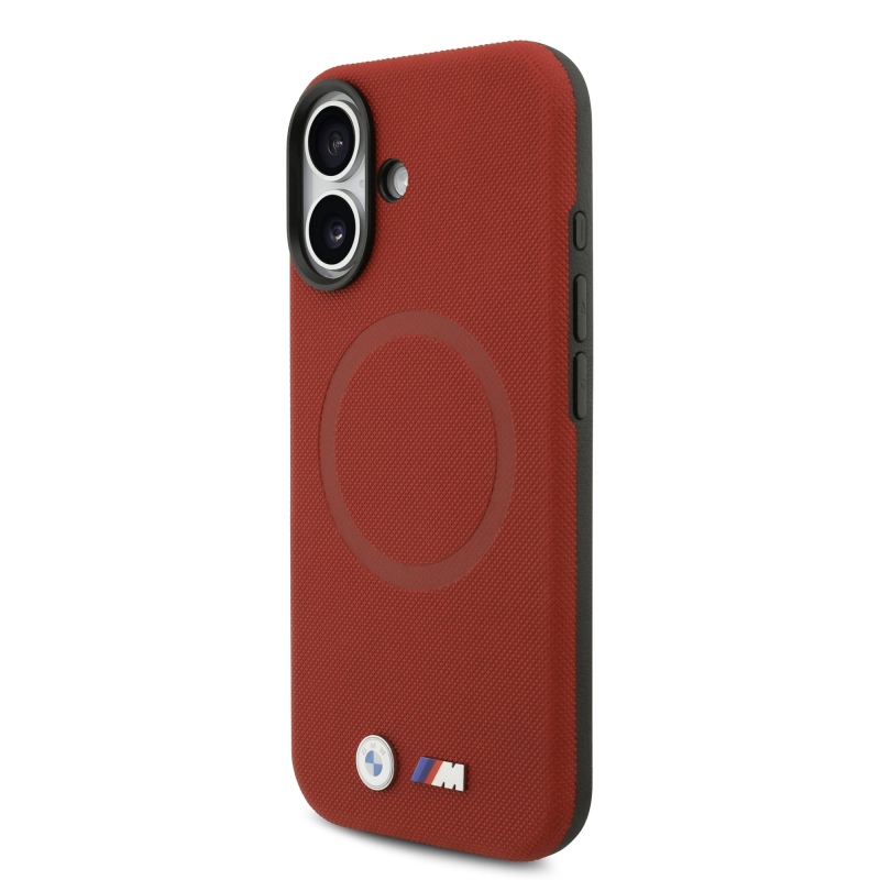 BMW M FW Metal Logo Zadní Kryt pro iPhone 17 Red