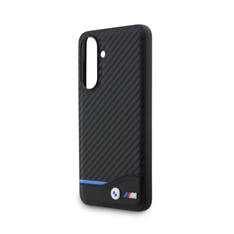 BMW M PU Carbon Zadní Kryt pro Samsung Galaxy A56 Black