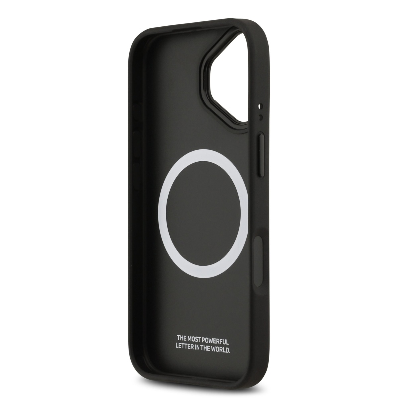 BMW M Tricolor Perforated Pattern MagSafe Kryt pro iPhone 17 Gray