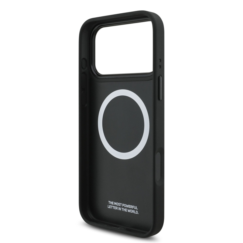 BMW M Tricolor Perforated Pattern MagSafe Kryt pro iPhone 17 Pro Max Black