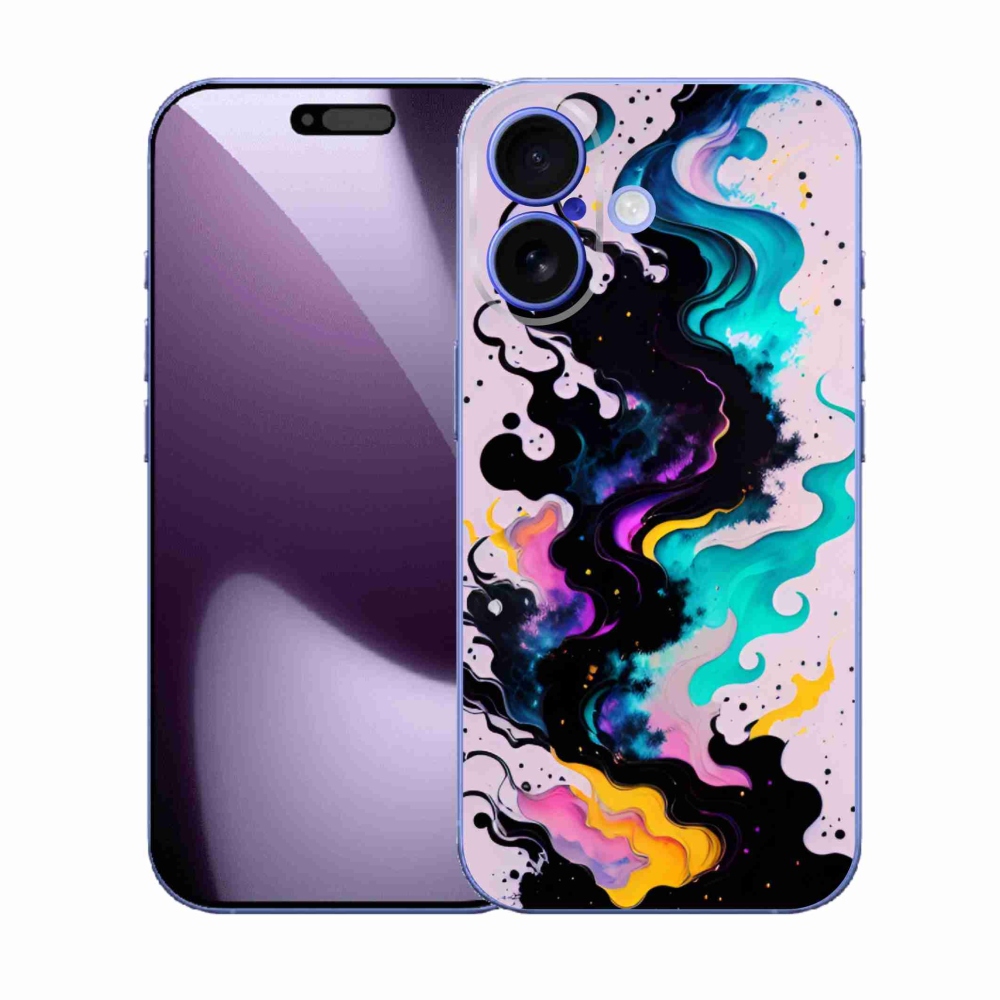 Gelový kryt mmCase na iPhone 17 - abstraktní motiv 4