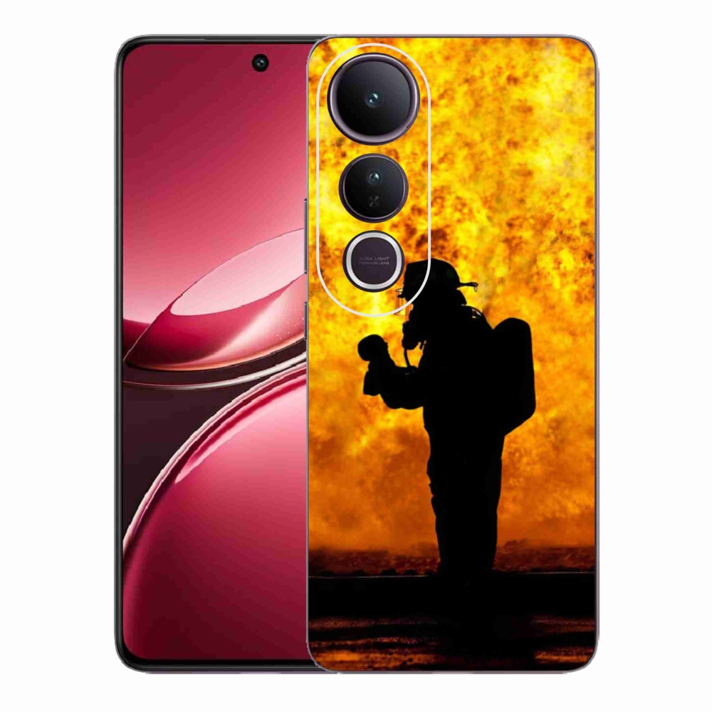 Gelový kryt mmCase na Vivo V50 Lite 4G/5G - hasič