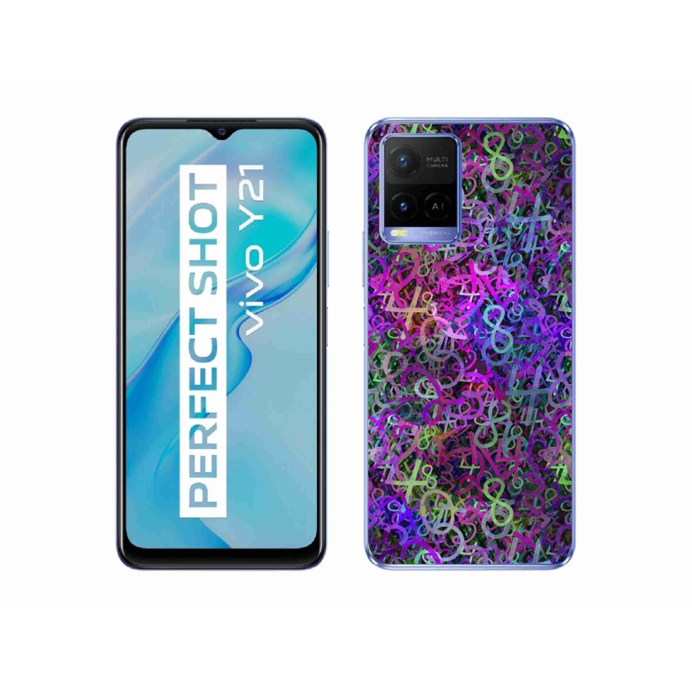 Gelový kryt mmCase na Vivo Y21/Y21s/Y33s - abstraktní motiv 25