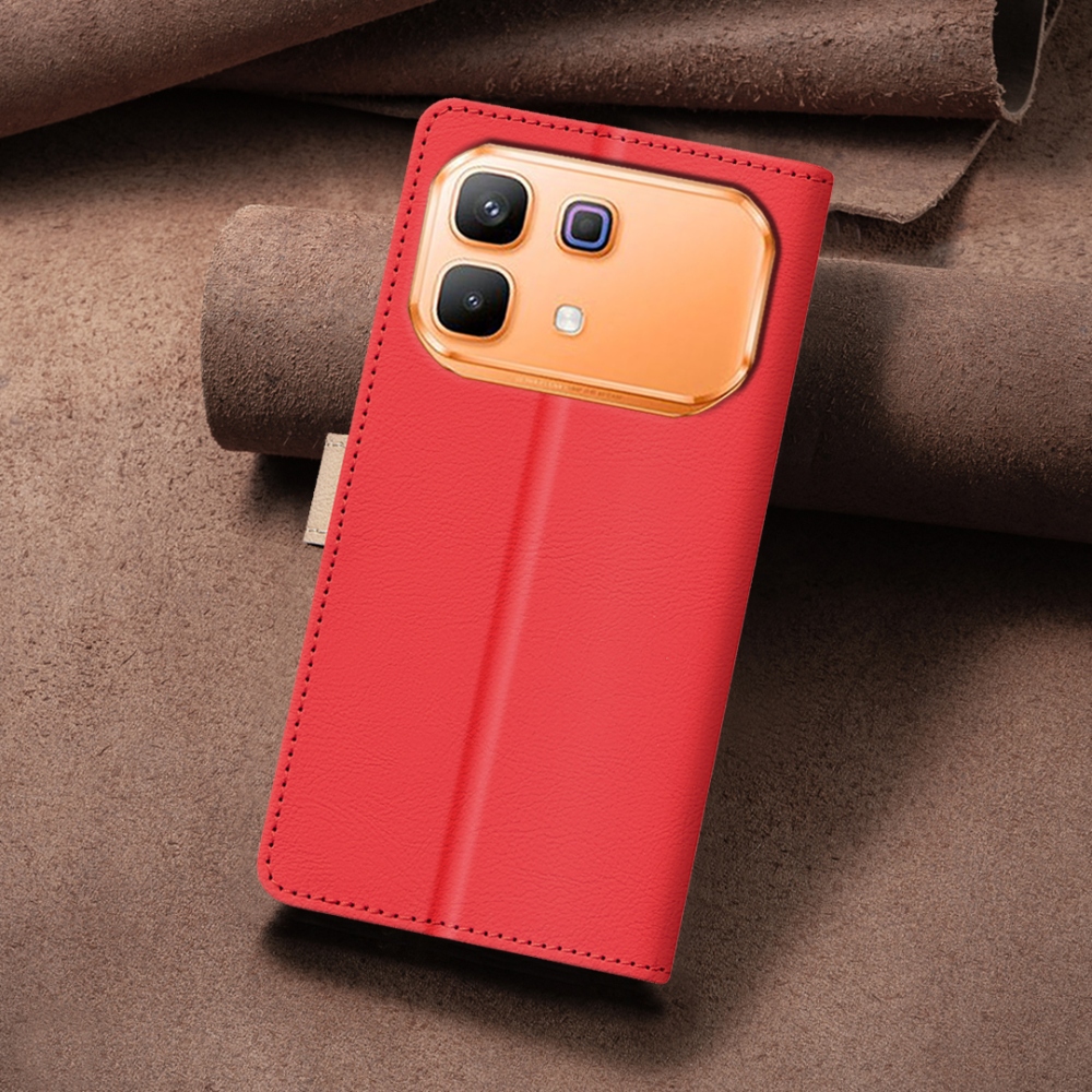 BNF DUO knížkové pouzdro na Infinix Note 60 5G/Note 60 Pro 5G - červené