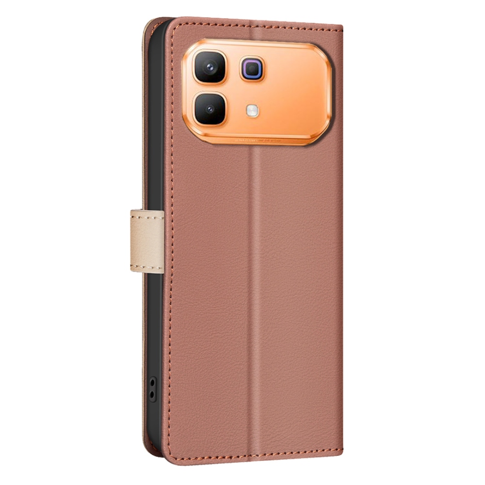 BNF DUO knížkové pouzdro na Infinix Note 60 5G/Note 60 Pro 5G - hnědé