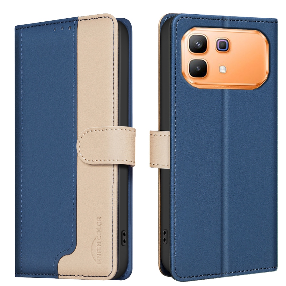 BNF DUO knížkové pouzdro na Infinix Note 60 5G/Note 60 Pro 5G - modré